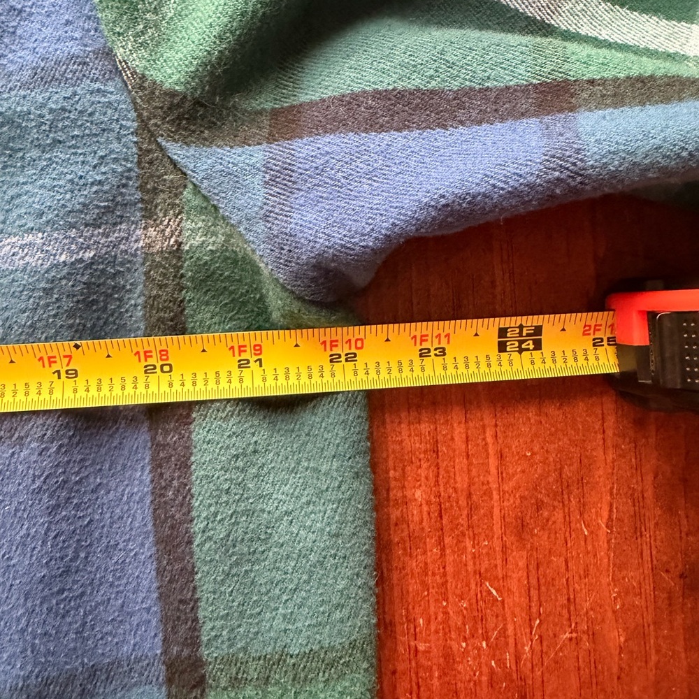 Happy Earth Forester Plaid Heavyweight Shacket Jacket Unisex Medium - Picture 7 of 10